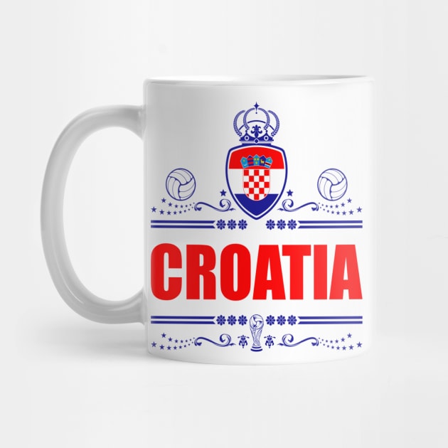 CROATIA FOOTBALL GIFTS | CROATIA VIGNETTE by VISUALUV